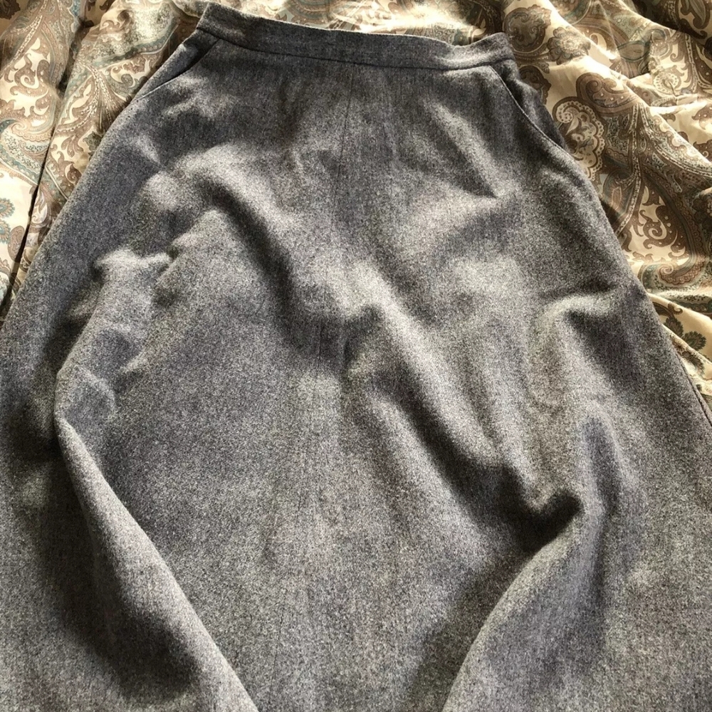 Vintage Koret Gray Wool Skirt